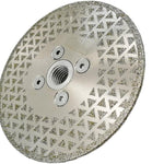 Amoladora con Disco de corte de Diamante