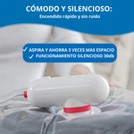 COMPACT-BAGS Bolsas al Vacío para Viajar + Mini aspirador USB