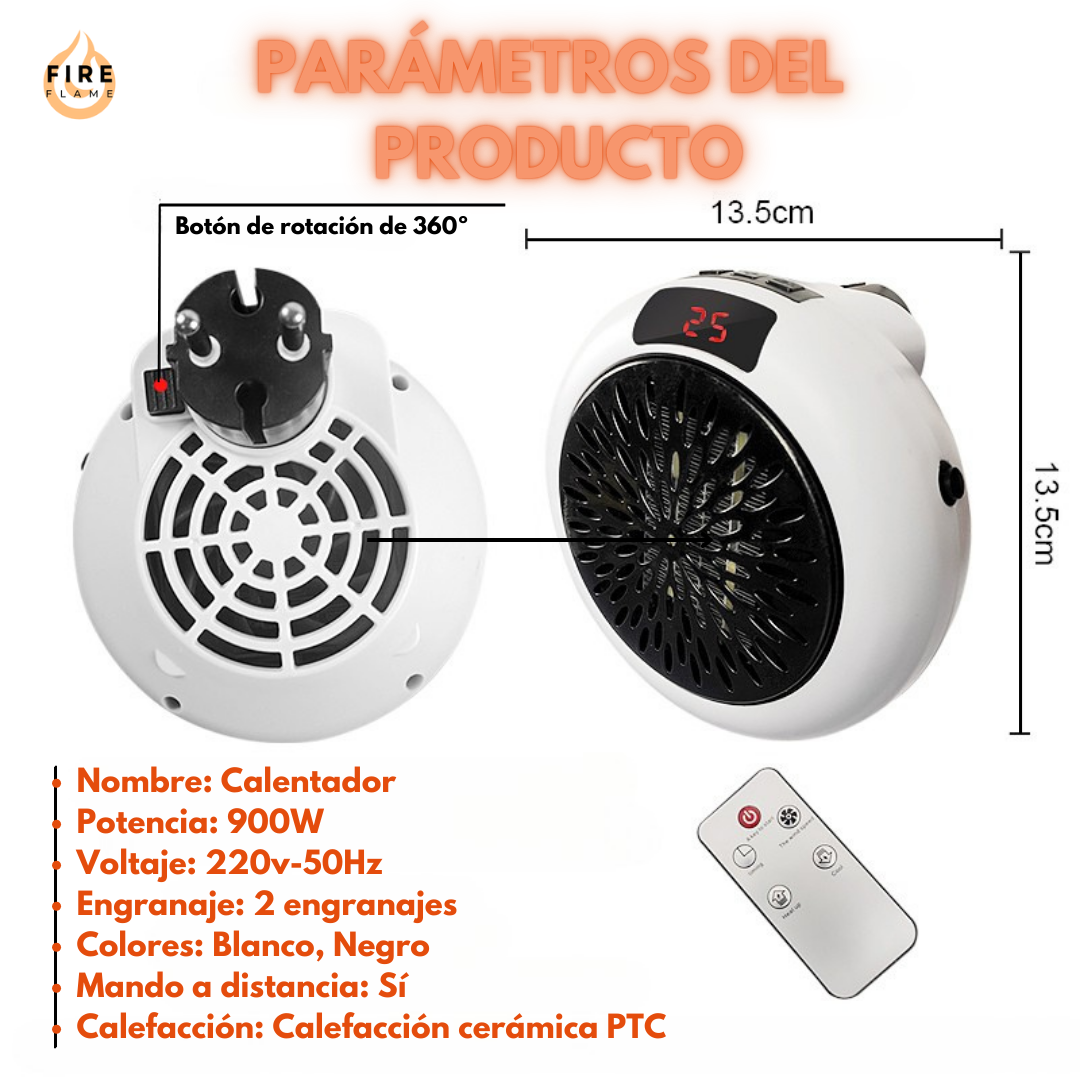 Calefactor portátil Fire Flame – Nilo Gadgets